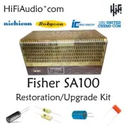 Fisher SA100 amplifier restoration recap repair upgrade rebuild kit capacitor