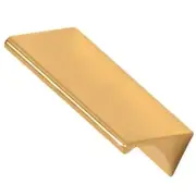 Alno A970-3-PB/NL Tab Pulls 3" Pull Unlacquered Brass