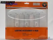 LIONEL HO SCALE ILLUMINATED DOUBLE HIGHWAY LAMPS GRAY 6pk scenery 2456096 NEW