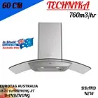 Technika 600mm Stainless Steel & Curved Glass Rangehood BG96A6-2 BRAND NEW