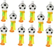 JOINPAYA 10Pcs Soccer Fan Horns Loud Noise Maker for Football Game Cheering Events Lightweight Portable High Volume Sound for Enthusiastic Supporters for Sports Activities