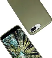 eplanita Eco Mobile Phone Case Compatible with iPhone 7/8/SE 2020, Plant Fiber, Drop Protection Cover, Durable and Sustainable (for iPhone 7/8/SE 2020, Khaki)