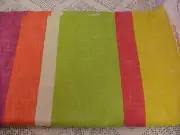 Fabric P/Kaufman 54" x 79" Bright Colors Lemon Pink Lime Peach Lavender Melon