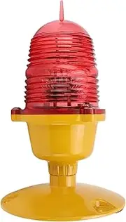 Obstruction Warning Light, LED Beacon Lamp Aviation Signal, IP66 Protection for Towers Airports Tall Buildings Vehicles