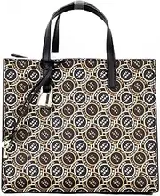 [Marc Jacobs] Mini Grind Signet Printed Leather Crossbody Tote Handbag Purse