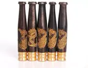 Reusable Handmade Dragon Carving Smoke Tobacco Filter Cigarette Holder Gift