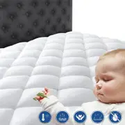 Pillowtop Mattress Topper Protector 1000GSM Matress Pad Cover 45cm Underlay Bed King