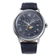 Orient Bambino RA-AK0806L Sun and Moon Classic Automatic Leather Mens Watch