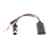 Car AUX Bluetooth Adapter Audio Microphone Cable For Kenwood 13-Pin CD Stereo A