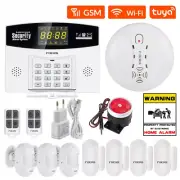 GSM Alarm System WIFI Wireless HomeSecurity Motion Sensor with LCD Display Panel