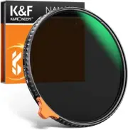 K&F Concept 67mm Variable Fader ND ND2- 400 Lens Filters Nano X Neutral Density