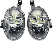 Car Fog Lights for VW for Jetta 6 A6 MK6 2011-2014 Car LED Fog Light Front LED Fog Light Fog Lamp Fog Light Grille Wire Assembly Car Front Bumper Fog Light(Only Light)