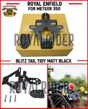 Fits Royal Enfield METEOR 350 BLITZ TAIL TIDY MATT BLACK- With