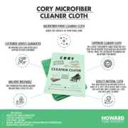 Cory Cleaner Cloth MicroFiber Power Buffer Cleaning Cloth For Pianos - 14''X14''