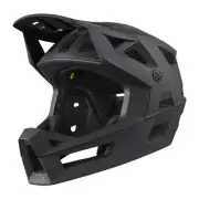 iXS Trigger FF MIPS Enduro Mountain Bike Full Face Helmet, Black, XS(49-54cm)