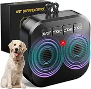 Anti Barking Device for Dogs, 33FT Ultrasonic Dog Bark Deterrent Devices, Safe & Humane Bark Box with 3 Modes, Rechargeable Dog Barking Control Devices Indoor and Outdoor Use
