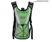 Mountain Bike Riding Backpack Portable Waterbag Backpack 2L Waterbag Backpack Outdoor Backpack-Green