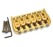 Hipshot Gold Fixed Hardtail Guitar Bridge .125" Floor Height 41060G