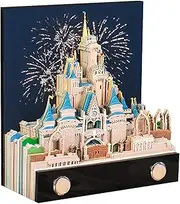 SIWEME 3D Memo Pad Art Sticky Notes, Fantasy Castle Notepad 3D Paper Card Craft Character Silhouette Desk Decoration DIY Creative Gift