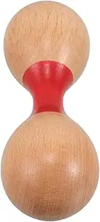 Sosoport Egg Shape Wooden Maracas Baby Musical Toys Toddlers for Music Development