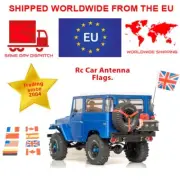 Rc Car Crawler 1/10 1/8 Antenna Flag Scale Accessories for rc4wd, scx10,