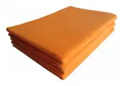 20 Orange German Shammy Cloths. Chamois Towels. 27 in. x 19.70 in. 20 PACK