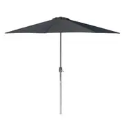 NEW Stratco Market Umbrella Charcoal 3m Outdoor Patio Garden