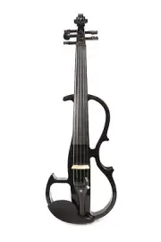 Yinfente 5string Electric Silent Viola 16inch Black Free Case Bow Nice Tone #EL8