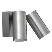 SEC Exterior Wall 2 Spot Lights Titanium Aluminium 3CCT - SEC10