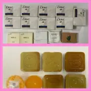 31 BRAND NEW luxury soaps & Johnsons / Le Labo Rose 31 Zero KiNU Dove Verbena