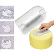 White Cutter Decorating Icing Mold Cake Smoother Polisher Tool