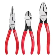 ARROW 3-PIECE Plier Set 8" Needle Nose Plier 7" Diagonal Plier 8" Linesman Plier