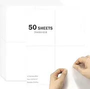 Erilano Blank Printable Postcards Paper - White - 8-1/2" x 11" Laser/Inkjet Perforated 4 per Sheet - Thank You Card Paper - Heavyweight Thick 92lb Cover Cardstock - 50 Sheets / 200 Postcards