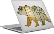 Laptop Cover Compatible with MacBook Pro 14 inch Model M1 M2 M3 A2442 A2779 A2918 A2992 Released in 2021/2023 with Retina Display Touch ID, Color Painted Protective Hard Shell Case, Bear