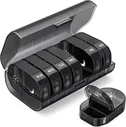 PULIV Large Pill Box 2 Times a Day
