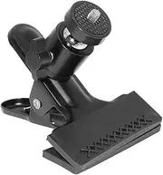 Tripod Clip Mount Spring Clamp Holder with Ball Head versal 1/4 Screw for DSLR Mirrorl Camera Action Camera Flash Light Ring Light Mounting Black One Size