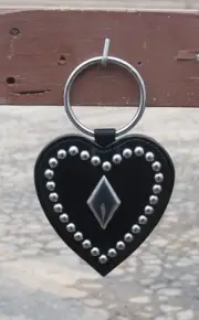 New horse drawn center heart with spots & diamond for team or pairs driving