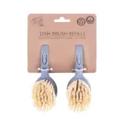 NEW WHITE MAGIC ECO BASICS DISH BRUSH REFILL PACK 2 Replacement Head