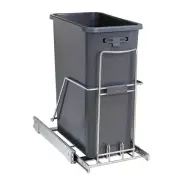 ORG Sliding Heavy Gauge Steel Under Kitchen Cabinet Garbage Waste Trash Can Bin