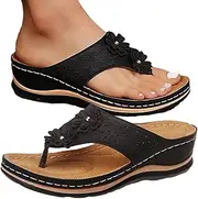 Supportive, Non-Slip Correct Position, with Arch Support Arch Support Thong Sandals for Women Mumiao