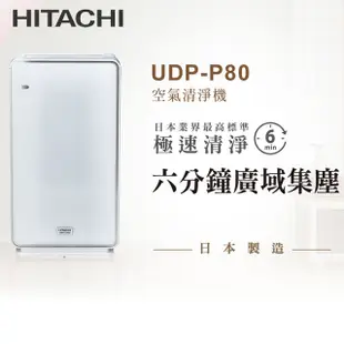 HITACHI日立 日本製原裝空氣清淨機UDP-P80