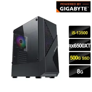 【技嘉平台】犀牛戰士i51336 十四核獨顯遊戲機(i5-13500/B660/8G/500G SSD/RX6500 XT 4G/600W)