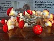 Easter Mushroom String Lights, USB Powered Room Decor for Bedroom Aesthetic, 10.8 ft 30 LED Fairy Lights for Night Light, Dorm, Birthday Party, Home Kitchen Decoration