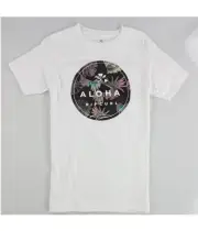 Rip Curl Mens Aloha Premium Graphic T-Shirt, White, Small