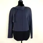 Preston & York Jacket Women's Size 14 Gray Lined Professional Career