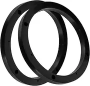 BELLIFFY 6.5 Inch Car Speaker Spacer Adapter Ring Plastic Speaker Fast Ring for Vehicle Accessories