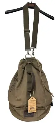 Large Sling Backpack Army Green Color New