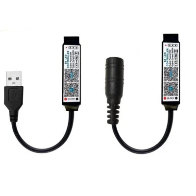 Mini USB/DC 5-24V RGB Smart BT APP Strip Light Controller For LED Light Strip