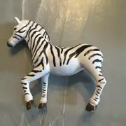 4 Inch++ terra by battat Zebra Zoo Toy Animal Education O-Scale, Bx5