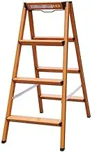 Folding Ladder Aluminum Alloy Fold Household Small Ladder Thicken Multifunction Herringbone Step Stool Storage Stool Multiple Colour
